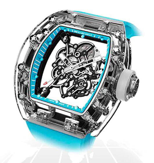 Replica Richard Mille RM055 SAPPHIRE "A55 CERULEAN" Watch